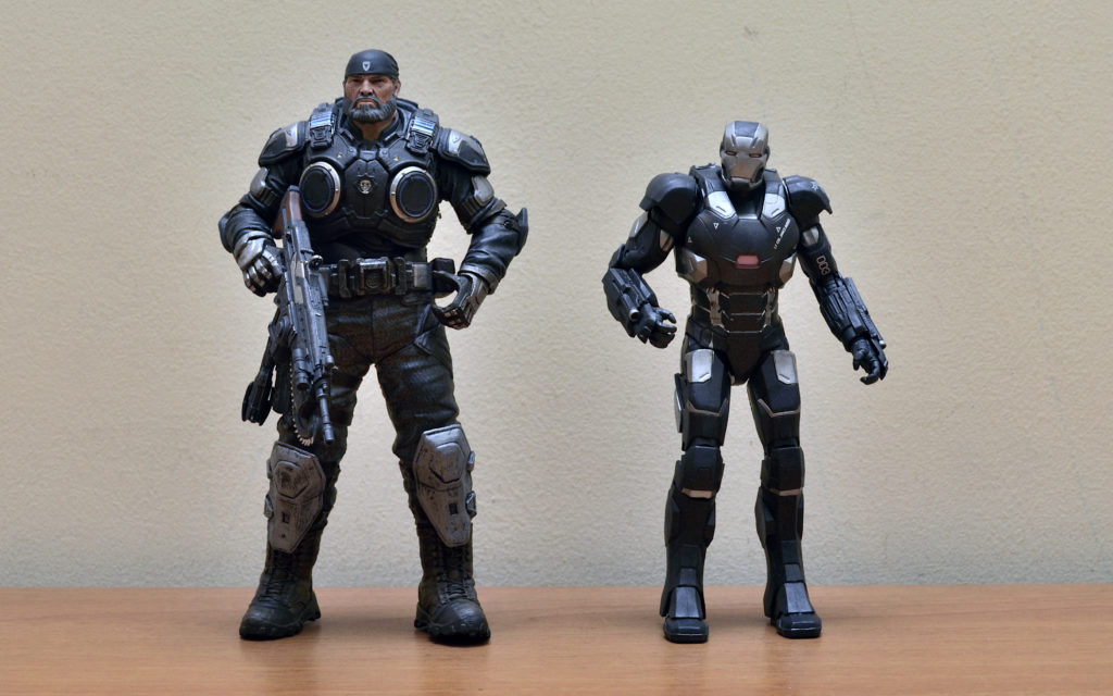 Gears of War-4 Marcus Fenix - Size Comparison