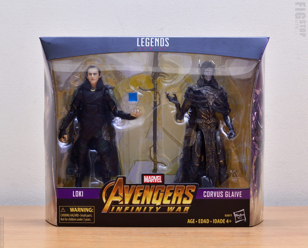 Avengers: Infinity War Corvus Glaive and Loki - Two Pack