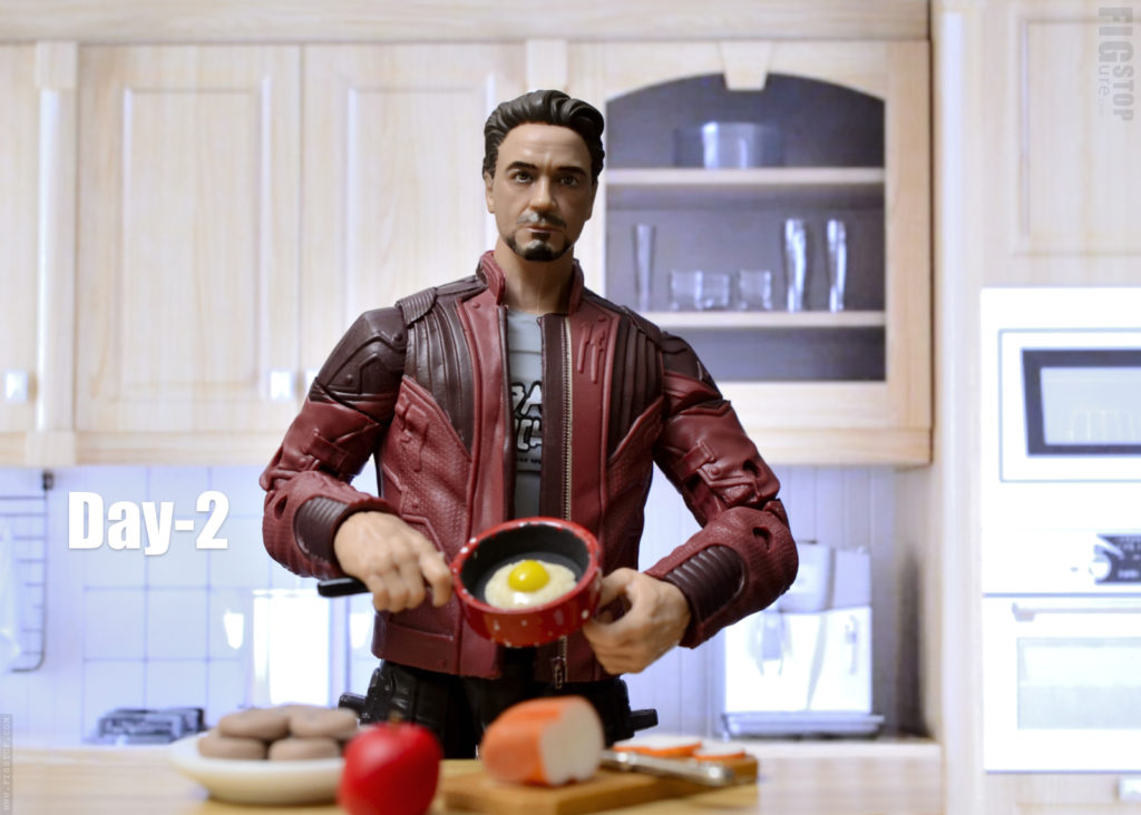 Tony Stark - Cooks Breakfast