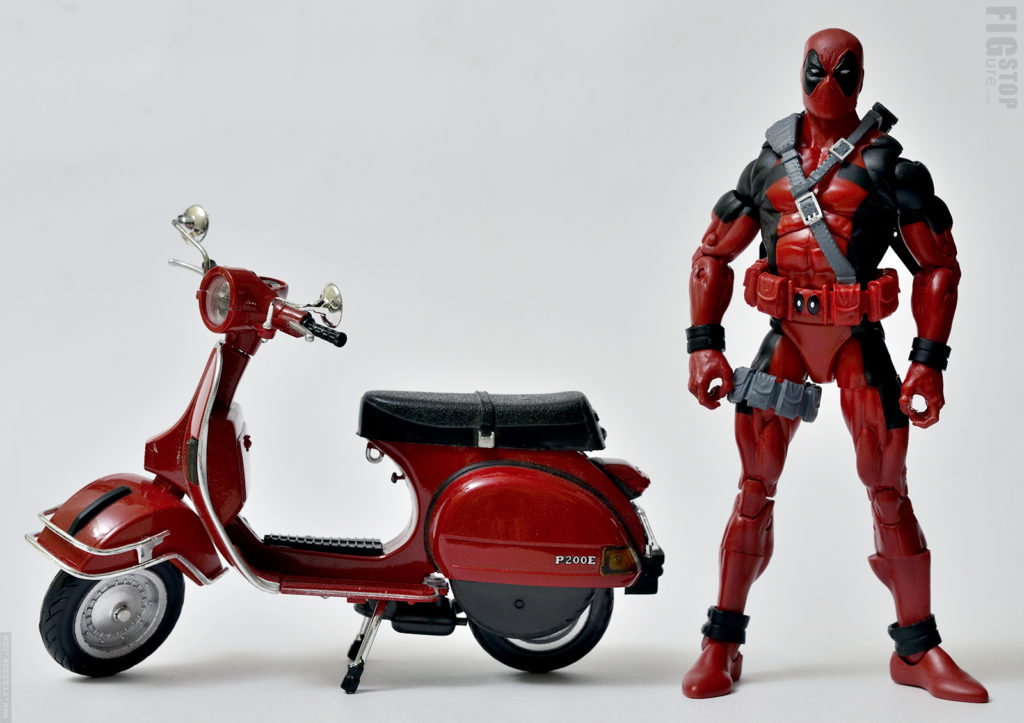 Christmas Photoshoot Figure & Scooter