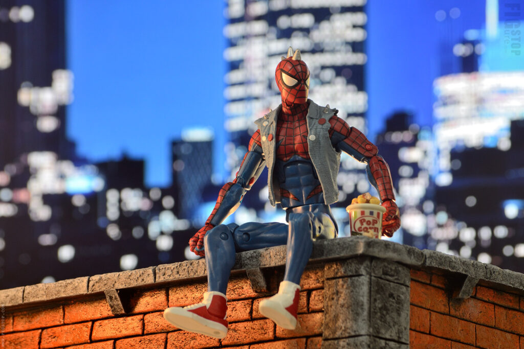 Marvel Legends Spiderpunk - Rooftop Diorama