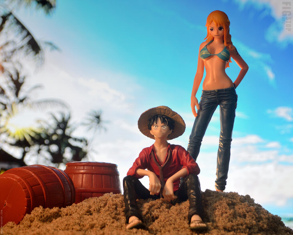 Anime One Piece Luffy Nami - KO